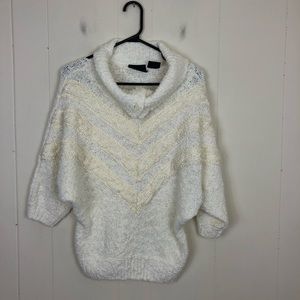 Vintage Chunky Oversized Knit Turtleneck Sweater Sz S‎